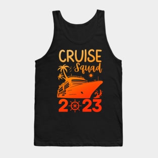 Family Cruise Squad 2023 Family Matching Group Squad Quote Tank Top